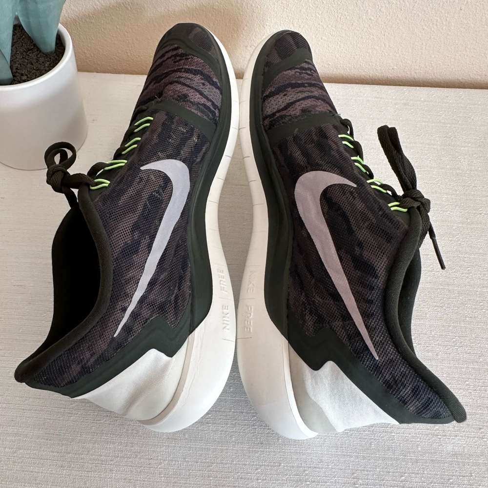 NIKE Barefoot Running 5.0 Gray/Green Mesh lace Up Athletic Sneakers Men’s 15 - Picture 7 of 15